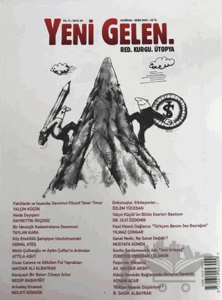 Yeni Gelen Dergisi Sayı: 45 Haziran - Ekim 2022 – Yeni Gelen Dergisi kitap kapağı
