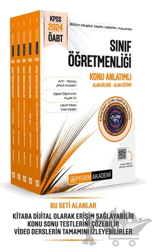 KPSS ÖABT Sınıf Öğretmenliği Konu Anlatımlı Set (5 Kitap) – Kolektif – Pegem Akademi Yayıncılık kitap kapağı