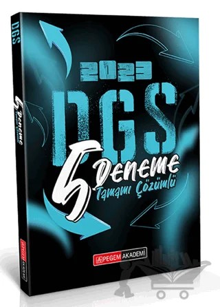 2023 DGS Tamamı Çözümlü 5 Deneme – Kolektif – Pegem Akademi Yayıncılık kitap kapağı