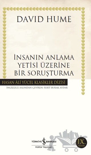 İnsanın Anlama Yetisi Üzerine Bir Soruşturma – David Hume – İş Bankası Kültür Yayınları kitap kapağı