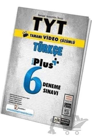 TYT Türkçe 6 Plus Video Çözümlü Deneme – İbrahim Doğan – Tasarı Eğitim Yayınları kitap kapağı