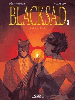Blacksad 3.Cilt - Kızıl Ruh – Juan Diaz Canales – Yapı Kredi Yayınları kitap kapağı