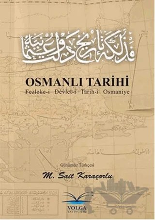 Osmanlı Tarihi – Mehmet Sait Karaçorlu – Volga Yayıncılık kitap kapağı
