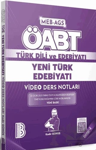 ÖABT Türk Dili ve Edebiyatı Yeni Türk Edebiyatı Video Ders Notları Bengi 4 – Kadir Gümüş – Benim Hocam Yayınları kitap kapağı