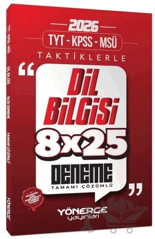 2027 TYT KPSS MSÜ Taktiklerle Dil Bilgisi 8x25 Deneme Çözümlü – Kolektif – Yönerge Yayınları kitap kapağı