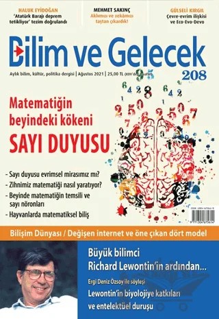 Bilim ve Gelecek Dergisi Sayı: 208 Ağustos 2021 – Bilim ve Gelecek Dergisi Yayınları kitap kapağı