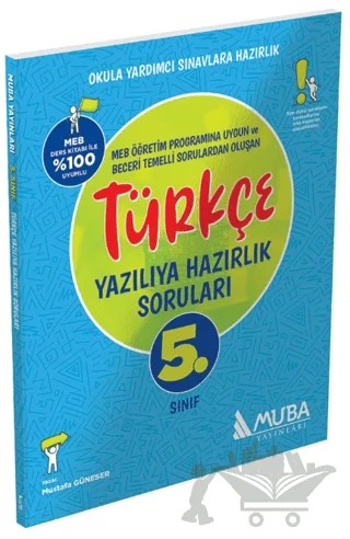 5. Sınıf Türkçe Yazılıya Hazırlık Soruları – Kolektif – Muba Yayınları kitap kapağı