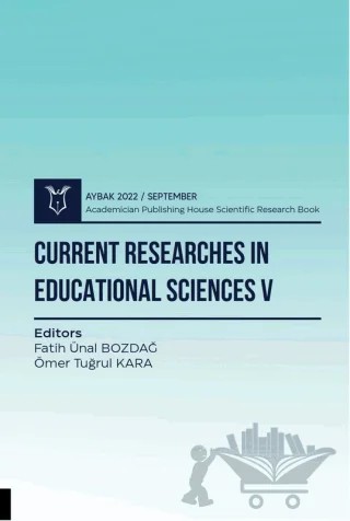 Current Researches in Educational Sciences V - Aybak 2022 Eylül – Kolektif – Akademisyen Kitabevi kitap kapağı