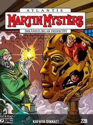 Martin Mystere Sayı 228 - Kafaya Dikkat – Enrico Lotti – Lal Kitap kitap kapağı