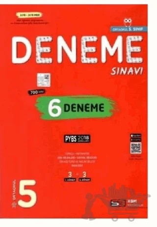 5. Sınıf 6'lı Deneme Sınavı – Kolektif – SBM Yayıncılık kitap kapağı
