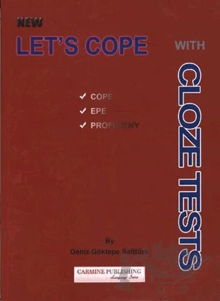 New Let's Cope Cloze Tests – Deniz Göktepe Salttürk – Carmine Publishing kitap kapağı