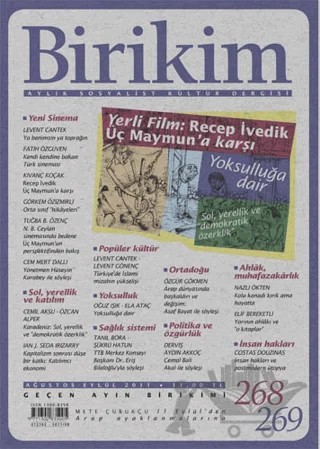 Birikim Aylık Sosyalist Kültür Dergisi Sayı: 268 - 269 – Birikim Yayınları kitap kapağı