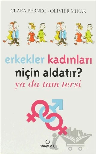 Erkekler Kadınları Niçin Aldatır? – Clara Pernec, Olivier Mikak – Dharma Yayınları kitap kapağı