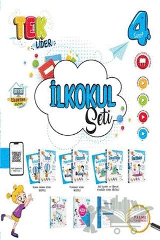 4. Sınıf Tek Lider İlk Okul Seti – Kolektif – Palme Yayınları kitap kapağı