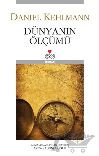 Dünyanın Ölçümü – Daniel Kehlmann – Can Yayınları kitap kapağı