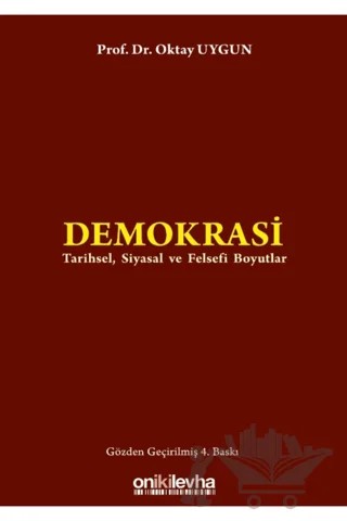Demokrasi – Oktay Uygun – On İki Levha Yayınları kitap kapağı