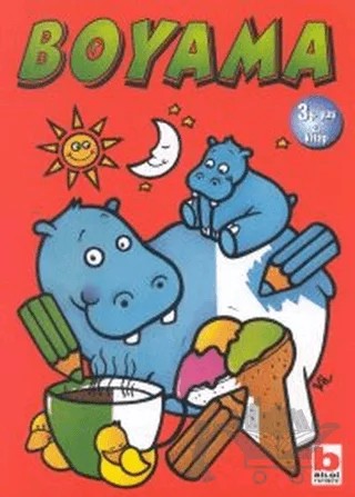 Boyama 3 + Yaş 2. Kitap – Hemma – Bilgi Yayınevi kitap kapağı