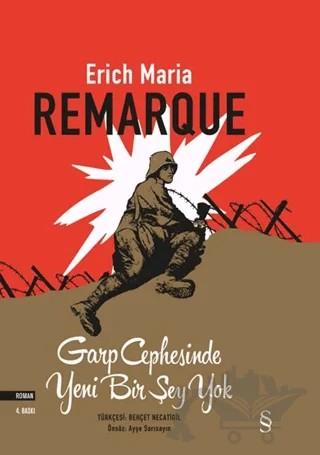 Garp Cephesinde Yeni Bir Şey Yok – Erich Maria Remarque – Everest Yayınları kitap kapağı