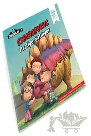Stegosaurus Partiye Katılıyor – Özge Selçuk Bozkurt – Dörtgöz Yayınları kitap kapağı