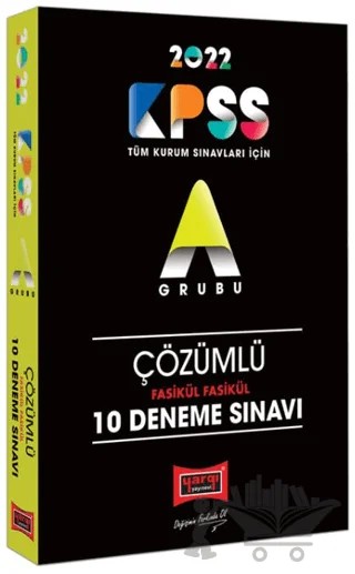 2022 KPSS A Grubu Fasikül Fasikül Çözümlü 10 Deneme Sınavı – Kolektif – Yargı Yayınevi kitap kapağı