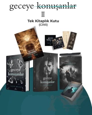 Geceye Konuşanlar 2 - Tek Kitaplık Kutu – Kader Arvas – Ephesus Yayınları kitap kapağı