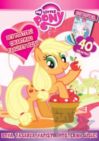 My Little Pony Dev Posterli - Çıkartmalı – Kolektif – Doğan Egmont Yayıncılık kitap kapağı