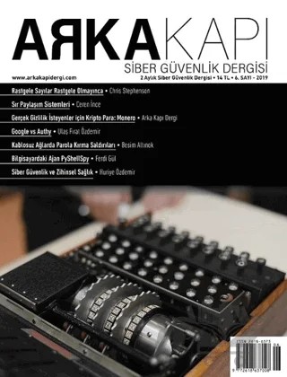 Arka Kapı Siber Güvenlik Dergisi Sayı 6 – Arka Kapı Dergisi kitap kapağı