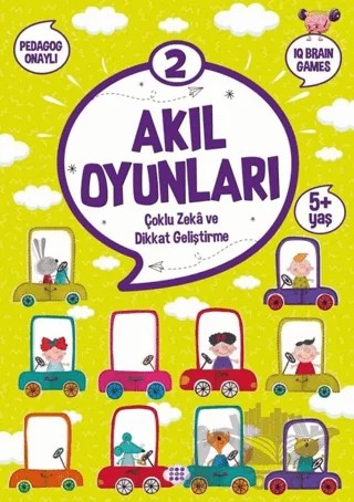 Akıl Oyunları 2 (5+ Yaş) – Kolektif – Dokuz Çocuk kitap kapağı