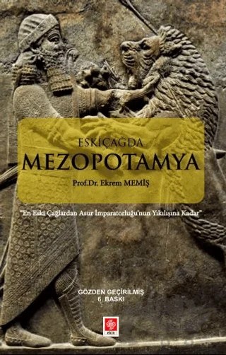 Eskiçağda Mezopotamya – Ekrem Memiş – Ekin Basım Yayın kitap kapağı