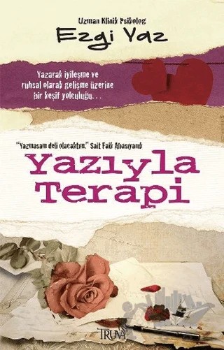 Yazıyla Terapi – Ezgi Yaz – Truva Yayınları kitap kapağı