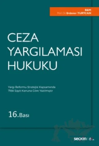 Ceza Yargılaması Hukuku – Erdener Yurtcan – Seçkin Yayıncılık kitap kapağı