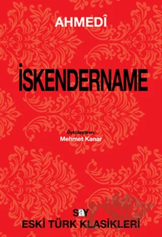 İskendername – Ahmedi – Say Yayınları kitap kapağı