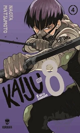 Kaiju No: 8 - 8 No’lu Canavar 4 – Naoya Matsumoto – Kurukafa Yayınevi kitap kapağı