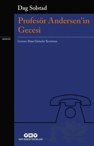 Profesör Andersen'in Gecesi – Dag Solstad – Yapı Kredi Yayınları kitap kapağı