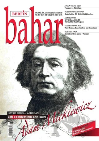 Berfin Bahar Aylık Kültür Sanat ve Edebiyat Dergisi Sayı: 306 Ağustos 2023 – Berfin Bahar Dergisi kitap kapağı