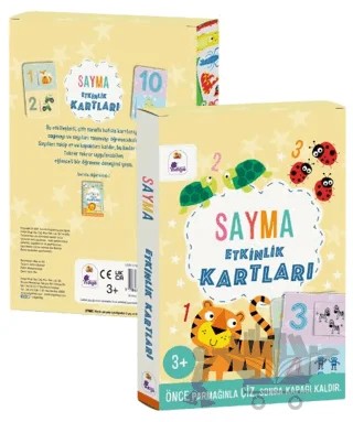 Sayma Etkinlik Kartları – Kolektif – İndigo Çocuk kitap kapağı