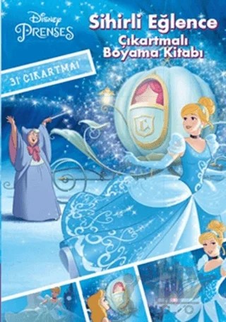 Disney Prenses - Çıkartmalı Boyama Kitabı - Sihirli Eğlence – Kolektif – Doğan Egmont Yayıncılık kitap kapağı
