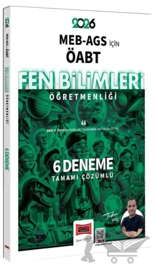 2026 MEB-AGS ÖABT Fen Bilimleri Öğretmenliği 2020-2025 Tamamı Çözümlü 6 Deneme – Tufan Genç – Yargı Yayınevi kitap kapağı