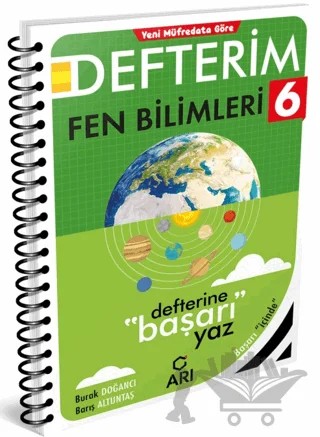 6. Sınıf Fen Bilimleri Defterim – Barış Altuntaş, Burak Doğancı – Arı Yayıncılık kitap kapağı