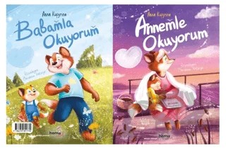 Annemle - Babamla Okuyorum – Anna Kupyrina – Hema Çocuk kitap kapağı