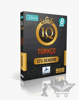 Paraf 8. Sınıf IQ Türkçe 12’ li Deneme 1. Dönem Konuları – Kolektif – Paraf Yayınları kitap kapağı