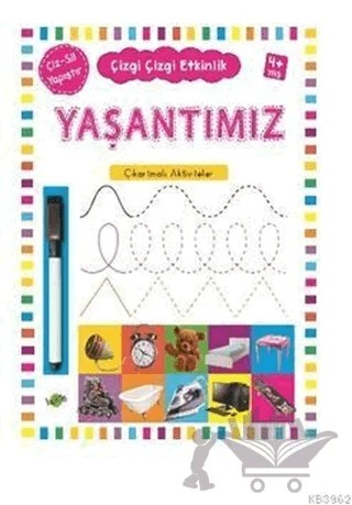 Yaşantımız 4 Yaş ve Üstü - Çizgi Çizgi Etkinlik – Kolektif – Kukla Yayınları kitap kapağı