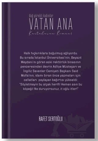 Vatan Ana-Kurtuluşun Romanı – Rafet Sertoğlu – 1923 Yayınları kitap kapağı