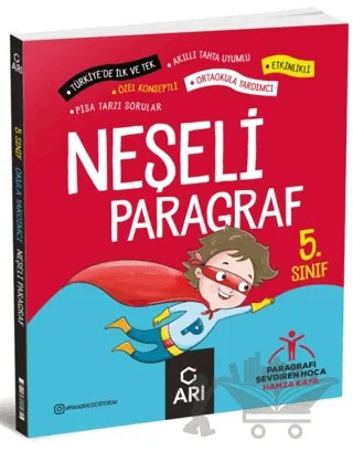 5. Sınıf Neşeli Paragraf – Hamza Kaya – Arı Yayıncılık kitap kapağı