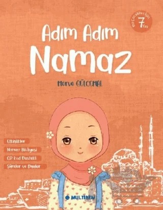 Adım Adım Namaz - Kız – Merve Gülcemal – Multibem Yayınları kitap kapağı