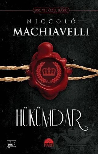 Hükümdar – Niccolo Machiavelli – Martı Yayınları kitap kapağı