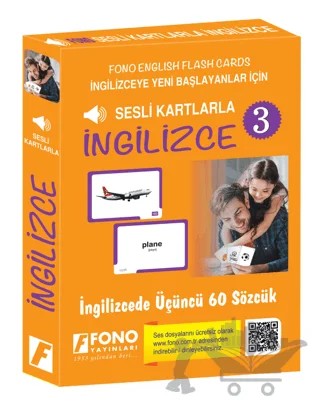 Sesli Kartlarla İngilizce 3 – Kolektif – Fono Yayınları kitap kapağı