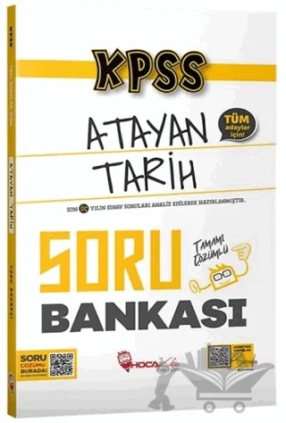KPSS Atayan Tarih Soru Bankası – Kolektif – Hoca Kafası Yayınları kitap kapağı