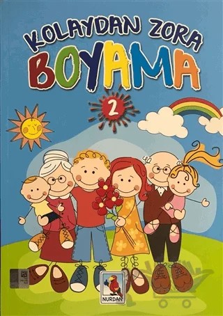 Kolaydan Zora Boyama 2 – Kolektif – Nurdan Yayınları kitap kapağı