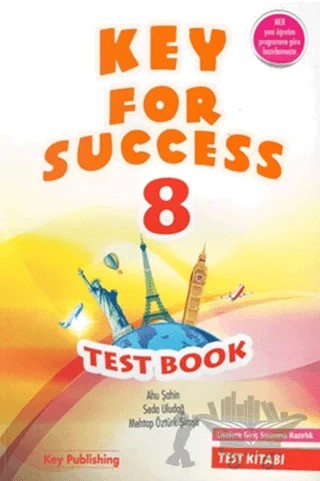 8. Sınıf Key For Success Test Book – Ahu Şahin, Mehtap Öztürk Şimşir, Seda Uludağ – Key Publishing kitap kapağı